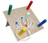 Кольцеброс наклонный с кольцами