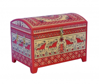 Сундучок малый (Мезенская роспись) 3