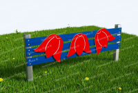 Забор из Экопластика "Колокольчики 2"