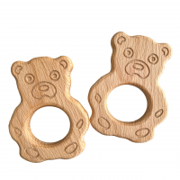 Деревянный грызунок "Мишка"