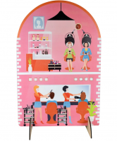 Ширма для сюжетно-ролевых игр двухсторонняя ПАРИКМАХЕРСКАЯ