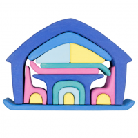 Набор ДОМИК С МЕБЕЛЬЮ цвет