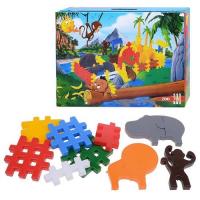 Конструктор "Зоопарк" - 235 (в контейнере)