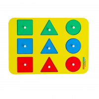 Головоломка Монтессори «Форма+цвет-1»