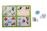 Рамка вкладыш "Кто где живёт", 20 элементов