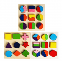 Головоломка «Логические фигуры» (3 штуки)