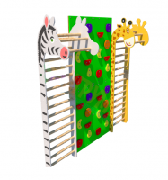 Скалодром + шведская стенка "Мадагаскарские приключения"