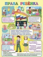 Плакат. Права ребёнка. Формат А2