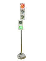 Набор светодиодных светофоров "Пешеходный переход" мобильный
