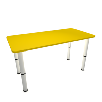 Стол прямоугольный, регулируемый по высоте (г.р. 0-3), 1000х500 мм, ЛДСП