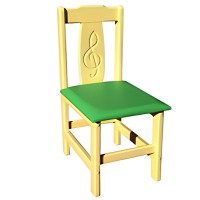Стул детский для музыкального зала 3