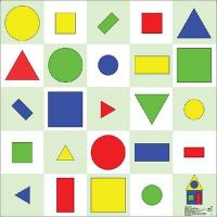 Поле игровое "Цвета и формы" (75х75 см)