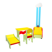 Комплект игровой мебели "Доктор 2" (4 предмета)