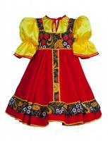 Русский народный костюм для взрослых "Любаша Хохлома"