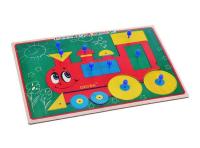 Рамка-вкладыши "Геометрический паровозик"