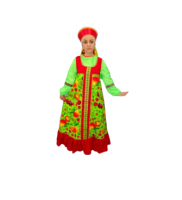 Карнавальный костюм для взрослых "Лето нарядное с аппликацией"