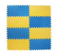 Мягкий пол универсальный (желто-синий)