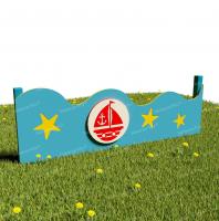 Забор из Экопластика "Парусник" (Модель1)