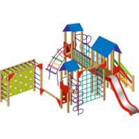 Игровой комплекс 6 скат нерж. (h=0,9 м)