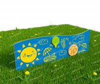 Забор из Экопластика "Погода" (Модель1)