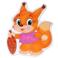 Наклейка интерьерная "Белочка"