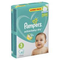 Подгузники «Pampers» Active Baby-dry, Midi, 5-9 кг (82 шт.)