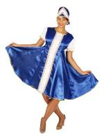 Костюм для взрослого "Царевна" (синий)