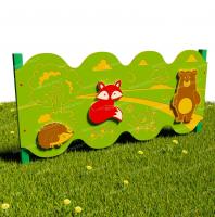 Забор из Экопластика "Лесная сказка" (Модель1)