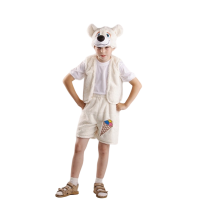 Костюм "Медвежонок белый" (плюш)