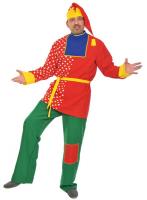 Костюм карнавальный взрослый "Петрушка"