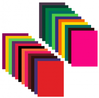 Бумага цветная односторонняя офсет (24 цветов)