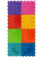 Мягкий массажный коврик "Ассорти"