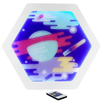 Декоративная тактильная панель с подсветкой - «Сатурн»