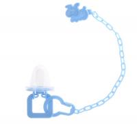 Пустышка силиконовая классическая с держателем и колпачком (от 0 до 6 мес.)