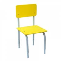 СТУЛ ДЕТСКИЙ НА МЕТАЛЛОКАРКАСЕ РЕГУЛИРУЕМЫЙ желтый