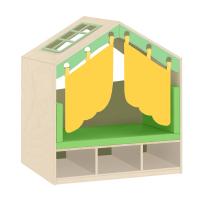 СТЕНКА "ДОМИК" С ПОЛКАМИ