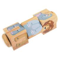 Кубики деревянные на оси «Зоопарк»