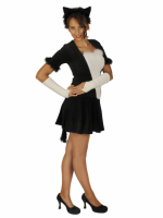 Карнавальный костюм для взрослых "Кошка черная"