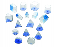 Фигуры геометрические 5 см. Набор прозрачный