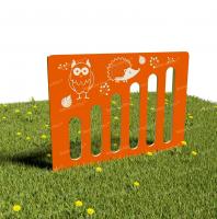 Забор из Экопластика "Лесные жители"