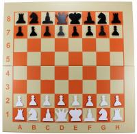 Доска шахматная демонстрационная складная металлическая (90x90)