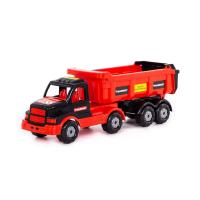 Автомобиль-самосвал с полуприцепом