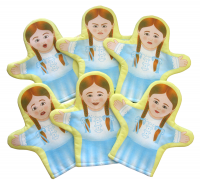 Набор перчаточных кукол "Эмоциональная девочка" (6 шт.)