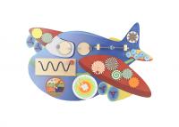 Бизиборд настенный САМОЛЕТ. Серия ТРАНСПОРТ