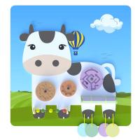 Развивающая панель «Корова»