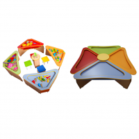 Детский комплекс "Ромашка" с кинетическим песком