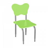 СТУЛ НА М/К РЕГУЛИРУЕМЫЙ 2 МДФ ФИГУРНЫЙ (ЛАЙМ)