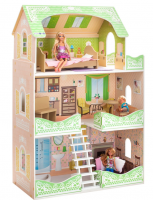 Кукольный домик "Луиза Виф" (с мебелью)