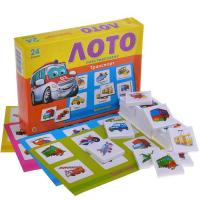 Лото пластиковое 24 фишки Транспорт