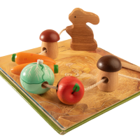 Шнуровка "Что у зайки на обед?"